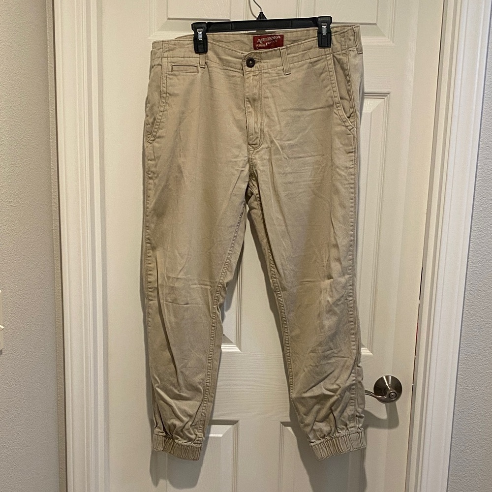 Arizona Jean Company Men's Beige Chino Pants 36/36